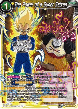 The Power of a Super Saiyan (Super Rare) [BT13-120] | Mindsight Gaming