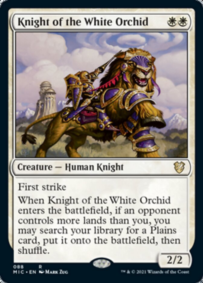 Knight of the White Orchid [Innistrad: Midnight Hunt Commander] | Mindsight Gaming