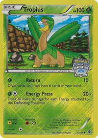 Tropius (5/101) (National Championship Promo) [Black & White: Plasma Blast] | Mindsight Gaming