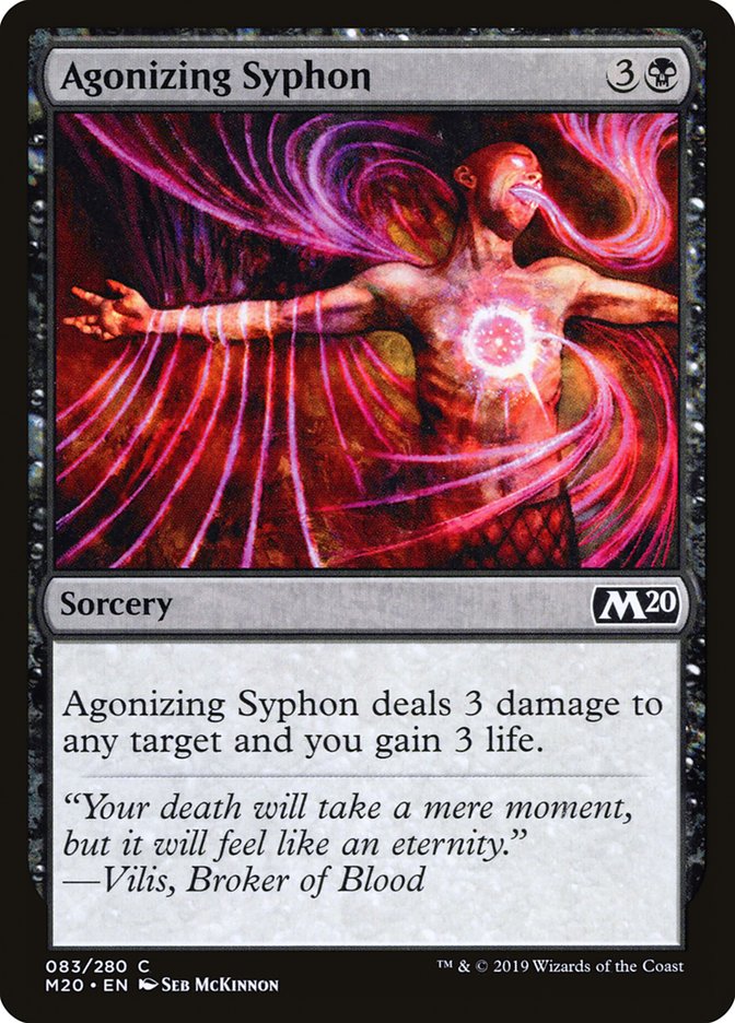 Agonizing Syphon [Core Set 2020] | Mindsight Gaming