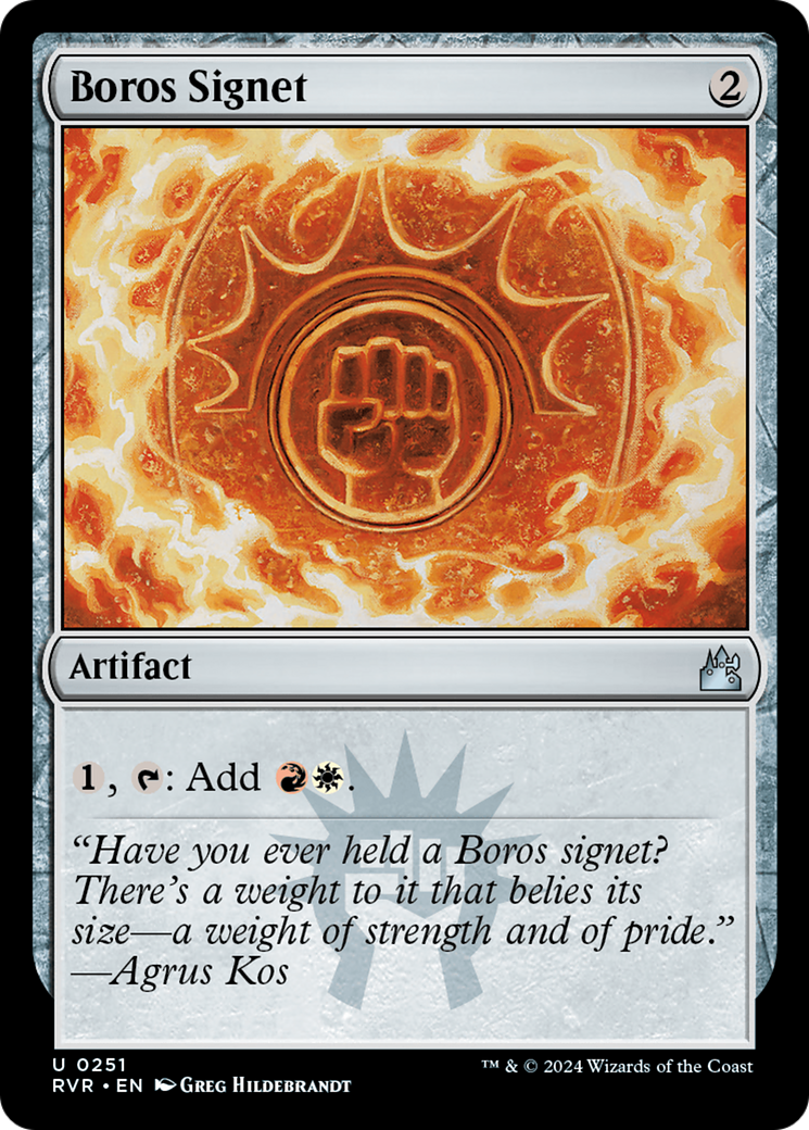 Boros Signet [Ravnica Remastered] | Mindsight Gaming