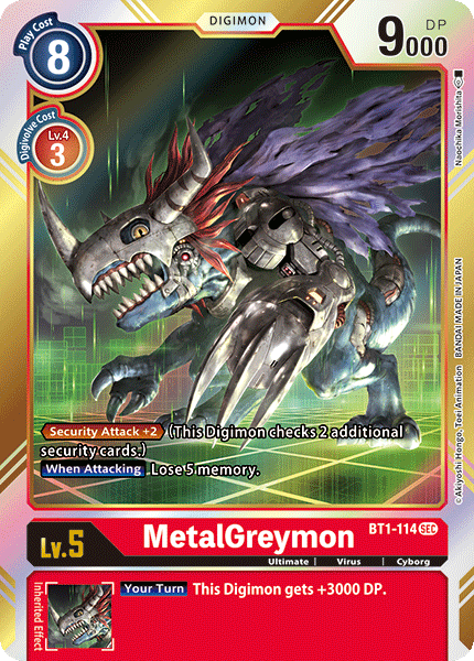 MetalGreymon [BT1-114] [Release Special Booster Ver.1.0] | Mindsight Gaming