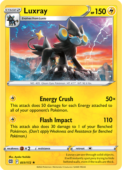 Luxray (051/172) [Sword & Shield: Brilliant Stars] | Mindsight Gaming