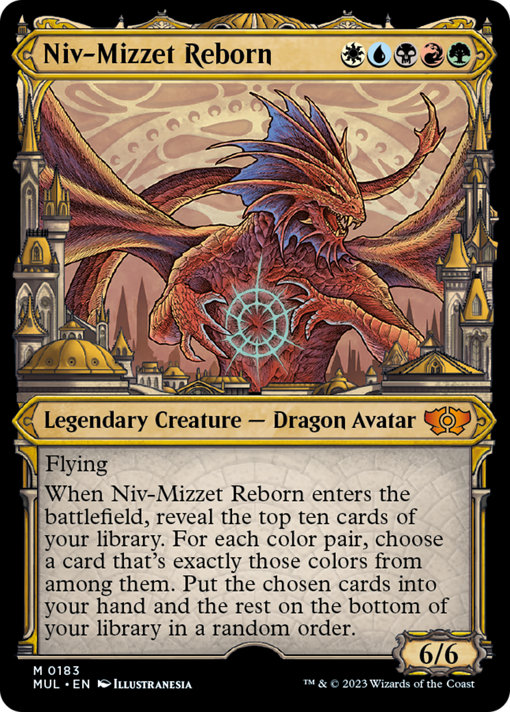 Niv-Mizzet Reborn (Halo Foil) [Multiverse Legends] | Mindsight Gaming