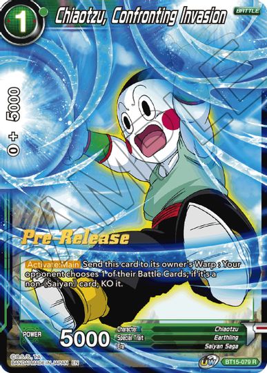 Chiaotzu, Confronting Invasion (BT15-079) [Saiyan Showdown Prerelease Promos] | Mindsight Gaming