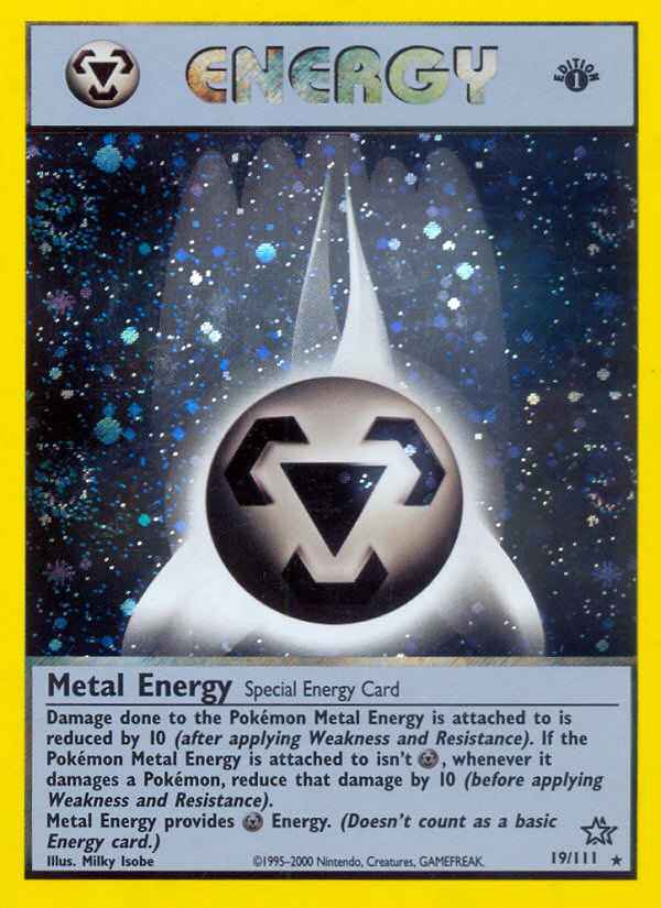 Metal Energy (19/111) [Neo Genesis 1st Edition] | Mindsight Gaming