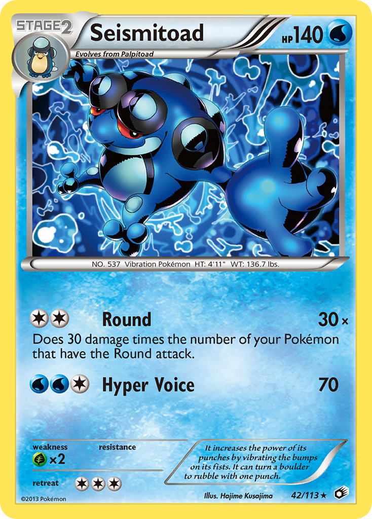 Seismitoad (42/113) [Black & White: Legendary Treasures] | Mindsight Gaming