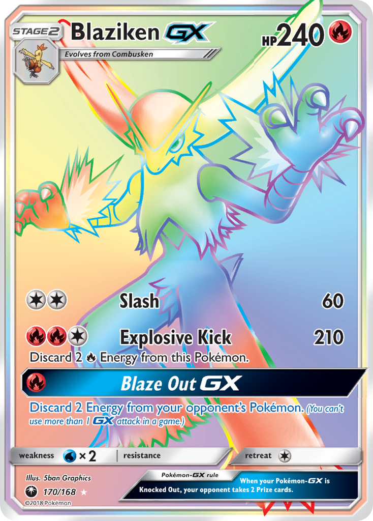 Blaziken GX (170/168) [Sun & Moon: Celestial Storm] | Mindsight Gaming