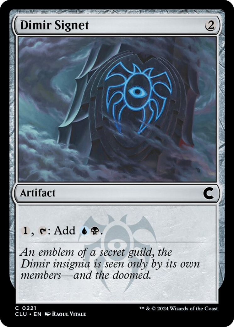 Dimir Signet [Ravnica: Clue Edition] | Mindsight Gaming