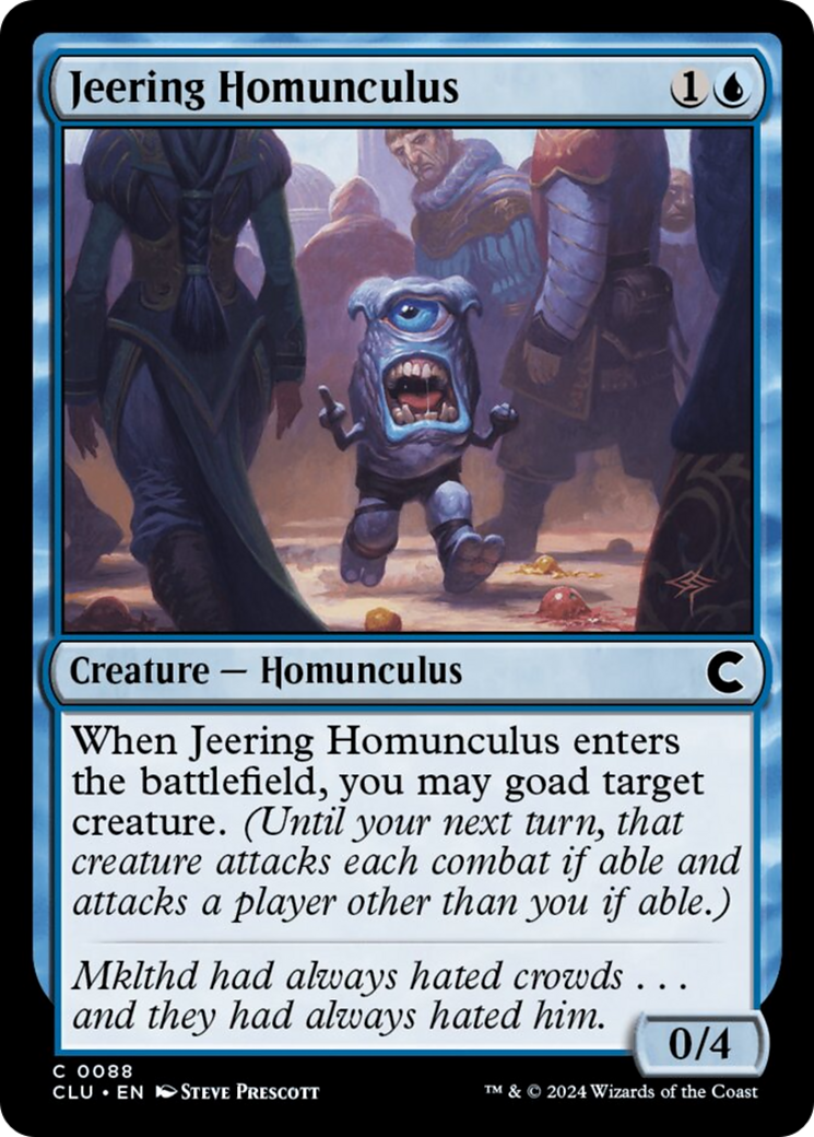 Jeering Homunculus [Ravnica: Clue Edition] | Mindsight Gaming