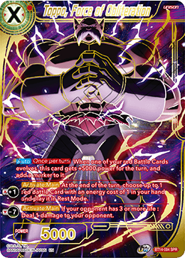 Toppo, Force of Obliteration (SPR) (BT14-004) [Cross Spirits] | Mindsight Gaming