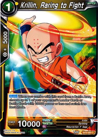 Krillin, Raring to Fight (BT5-085) [Miraculous Revival] | Mindsight Gaming