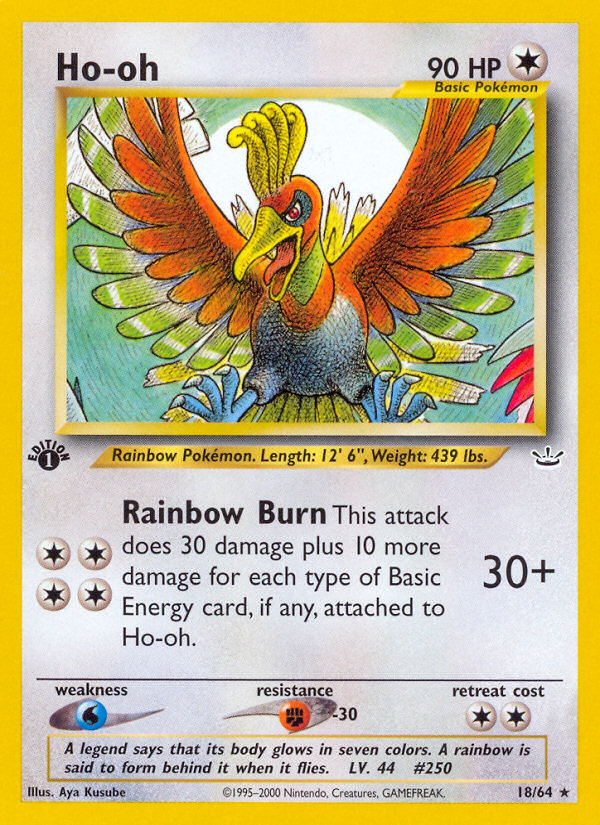 Ho-oh (18/64) [Neo Revelation 1st Edition] | Mindsight Gaming