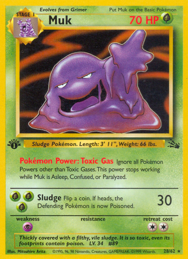 Muk (28/62) [Fossil 1st Edition] | Mindsight Gaming