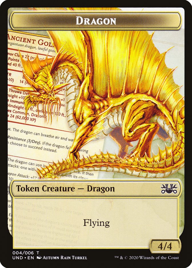 Beeble // Dragon Double-sided Token [Unsanctioned Tokens] | Mindsight Gaming