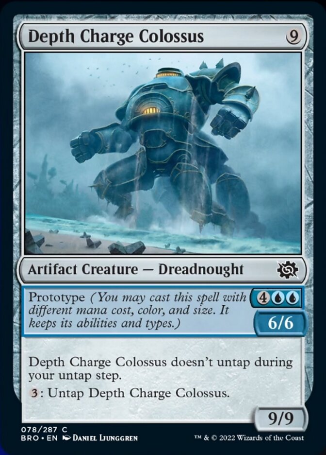 Depth Charge Colossus [The Brothers' War] | Mindsight Gaming