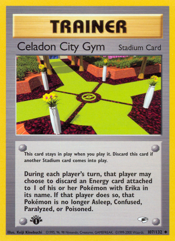 Celadon City Gym (107/132) [Gym Heroes 1st Edition] | Mindsight Gaming