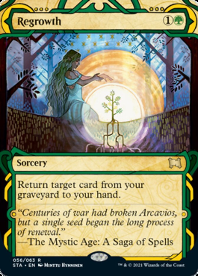 Regrowth (Etched Foil) [Strixhaven Mystical Archive] | Mindsight Gaming