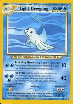 Light Dewgong (45/105) [Neo Destiny Unlimited] | Mindsight Gaming