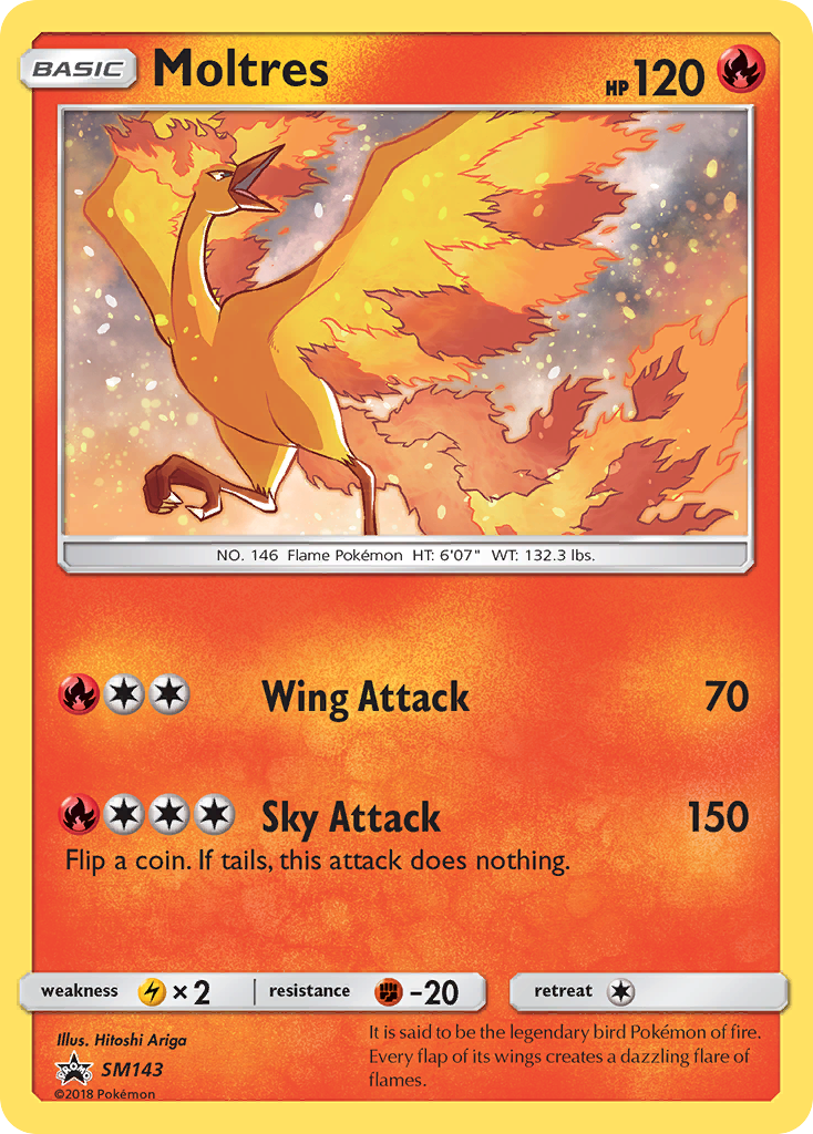 Moltres (SM143) [Sun & Moon: Black Star Promos] | Mindsight Gaming