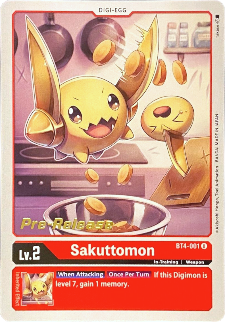 Sakuttomon [BT4-001] [Great Legend Pre-Release Promos] | Mindsight Gaming