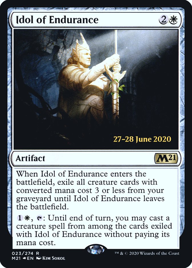 Idol of Endurance  [Core Set 2021 Prerelease Promos] | Mindsight Gaming