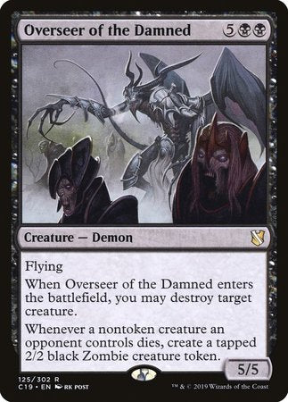 Overseer of the Damned [Commander 2019] | Mindsight Gaming