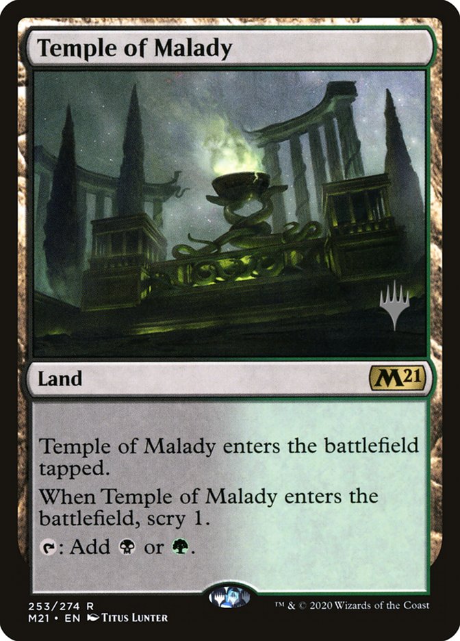 Temple of Malady (Promo Pack) [Core Set 2021 Promos] | Mindsight Gaming