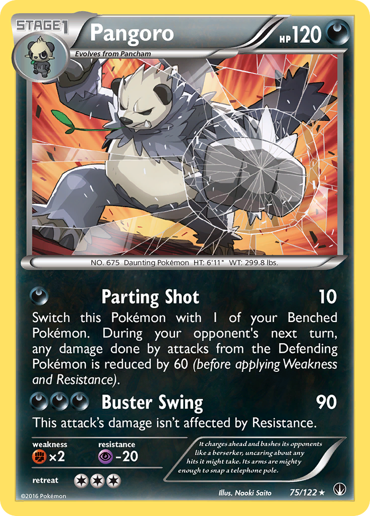 Pangoro (75/122) [XY: BREAKpoint] | Mindsight Gaming