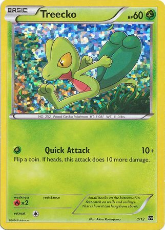 Treecko (1/12) [McDonald's Promos: 2015 Collection] | Mindsight Gaming