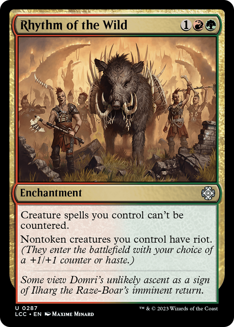 Rhythm of the Wild [The Lost Caverns of Ixalan Commander] | Mindsight Gaming