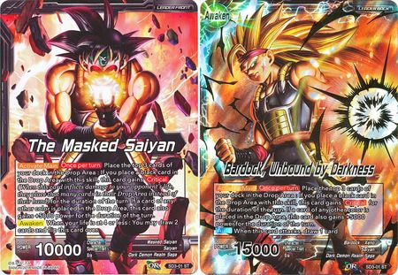 The Masked Saiyan // Bardock, Unbound by Darkness (Starter Deck - The Dark Invasion) (SD3-01) [Cross Worlds] | Mindsight Gaming