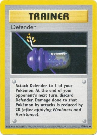 Defender (80/102) [Base Set Shadowless Unlimited] | Mindsight Gaming