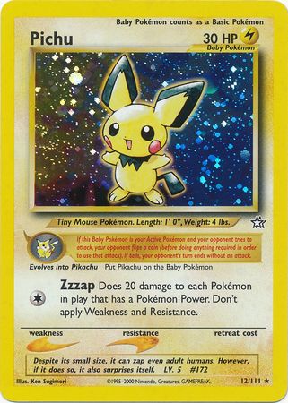 Pichu (12/111) [Neo Genesis Unlimited] | Mindsight Gaming