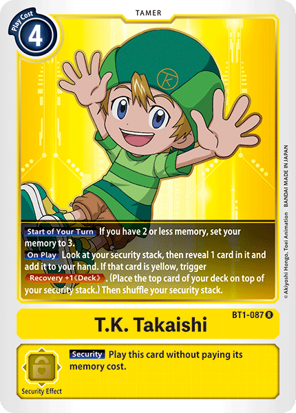 T.K. Takaishi [BT1-087] [Release Special Booster Ver.1.0] | Mindsight Gaming