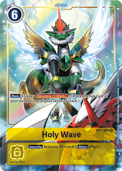 Holy Wave [BT1-107] (Dash Pack) [Release Special Booster Ver.1.5 Promos] | Mindsight Gaming