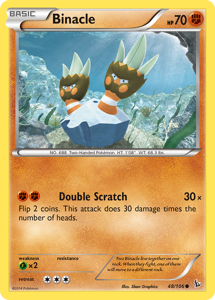 Binacle (48/106) [XY: Flashfire] | Mindsight Gaming