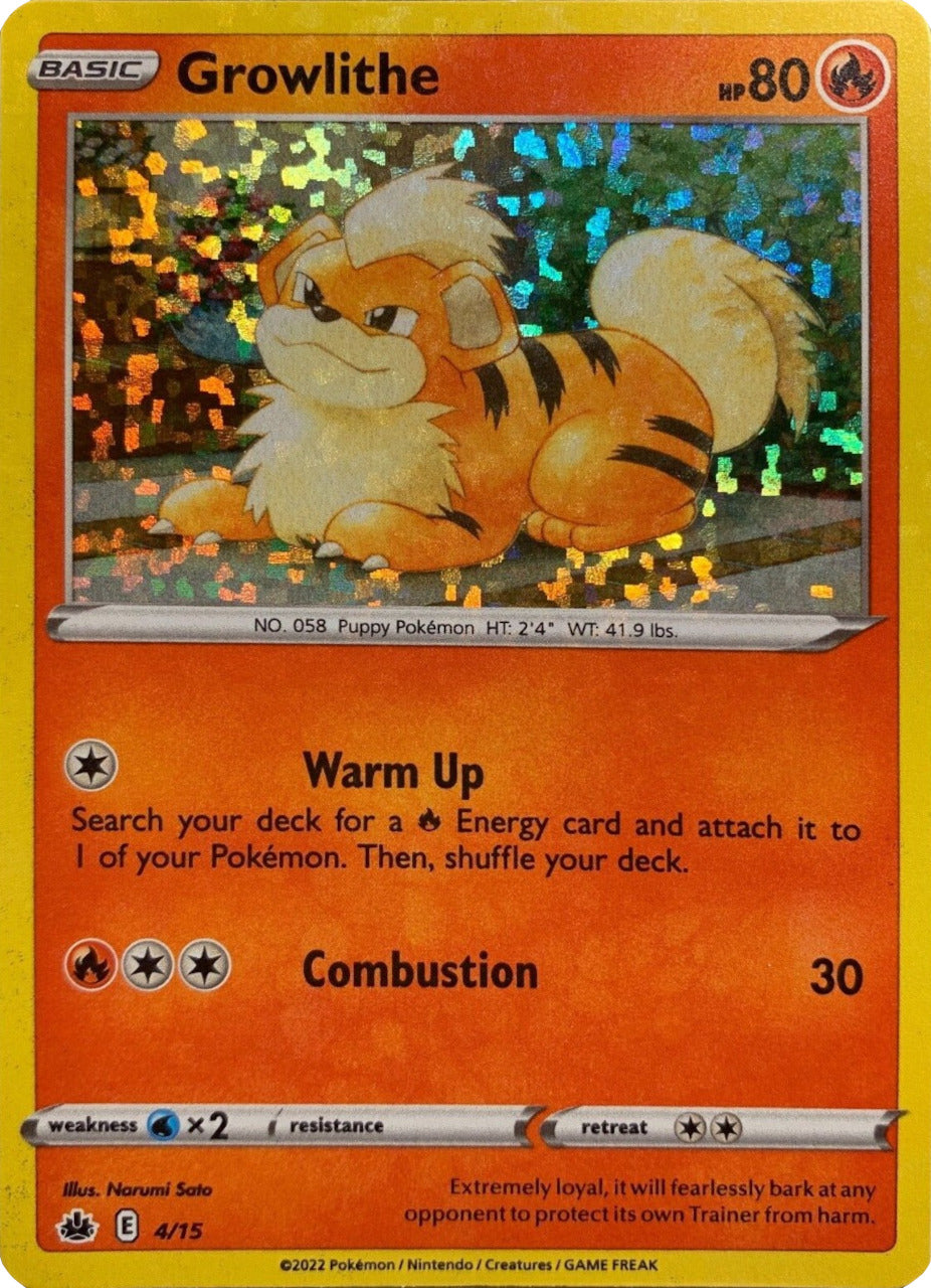 Growlithe (4/15) [McDonald's Promos: Match Battle] | Mindsight Gaming