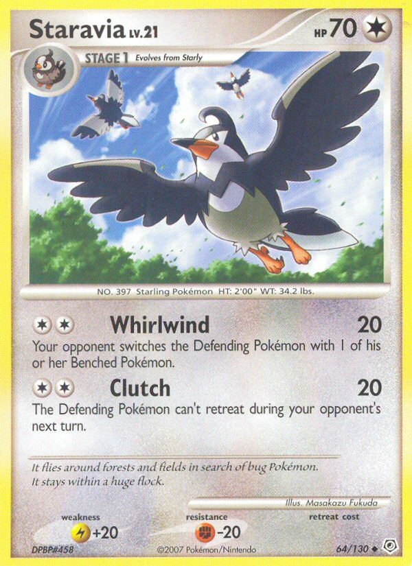 Staravia (64/130) [Diamond & Pearl: Base Set] | Mindsight Gaming