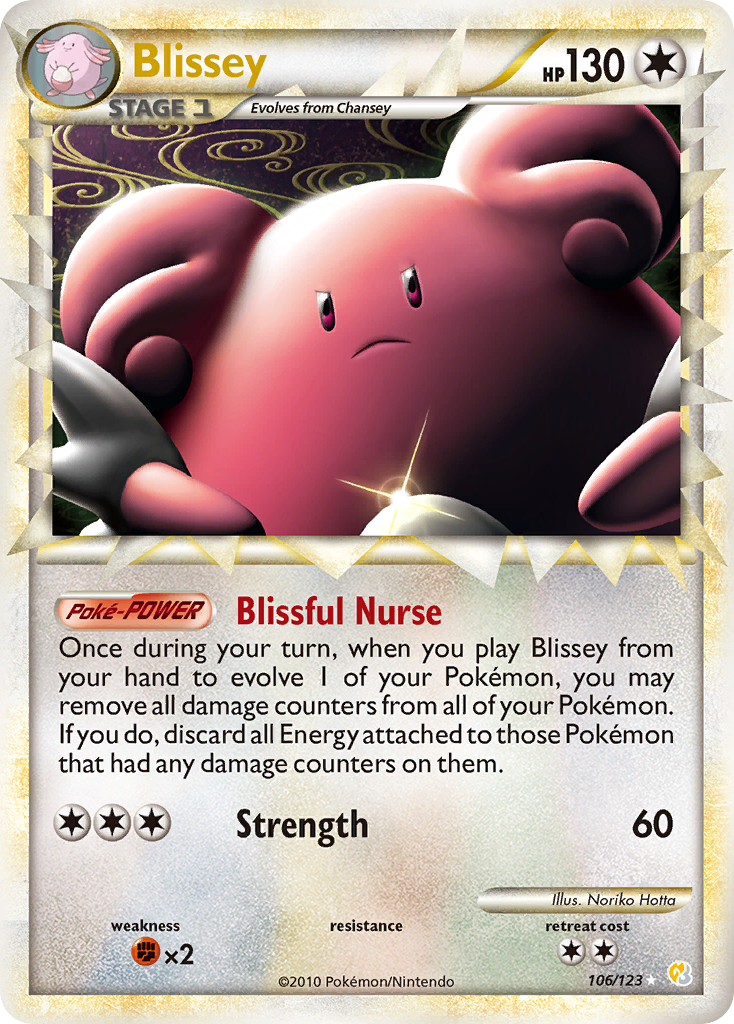 Blissey (106/123) [HeartGold & SoulSilver: Base Set] | Mindsight Gaming