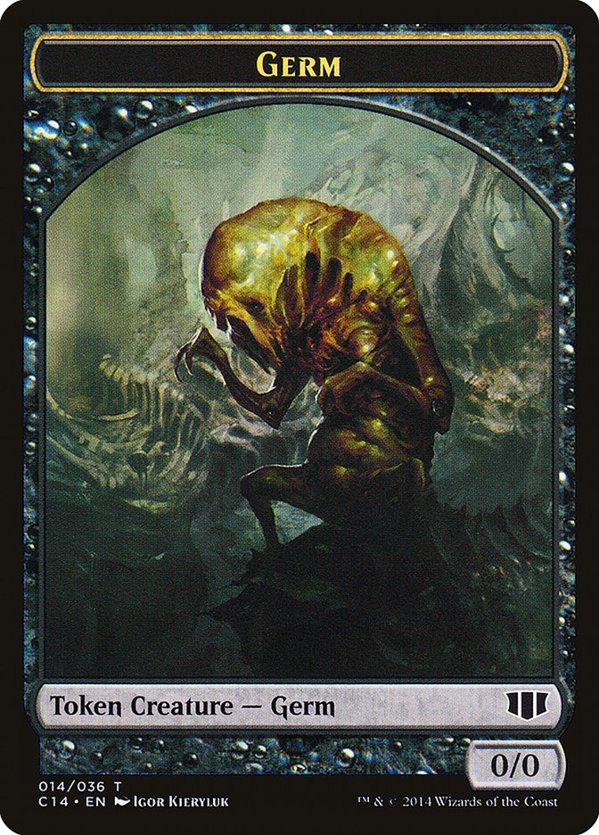 Stoneforged Blade // Germ Double-sided Token [Commander 2014 Tokens] | Mindsight Gaming