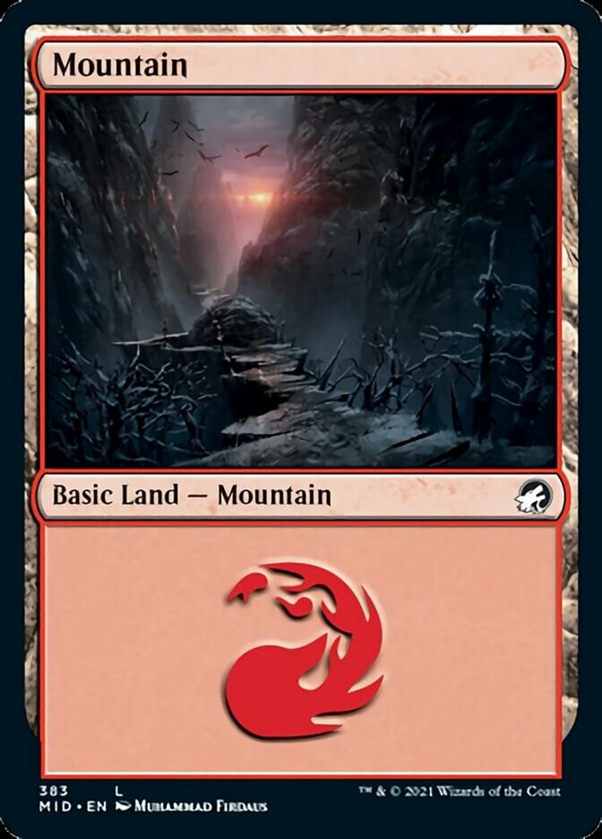 Mountain (383) [Innistrad: Midnight Hunt] | Mindsight Gaming