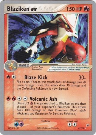 Blaziken ex (89/95) (Blaziken Tech - Chris Fulop) [World Championships 2004] | Mindsight Gaming