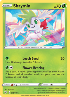 Shaymin (015/185) [Sword & Shield: Vivid Voltage] | Mindsight Gaming