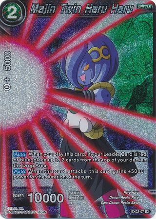 Majin Twin Haru Haru (Foil) (EX02-07) [Dark Demon's Villains] | Mindsight Gaming