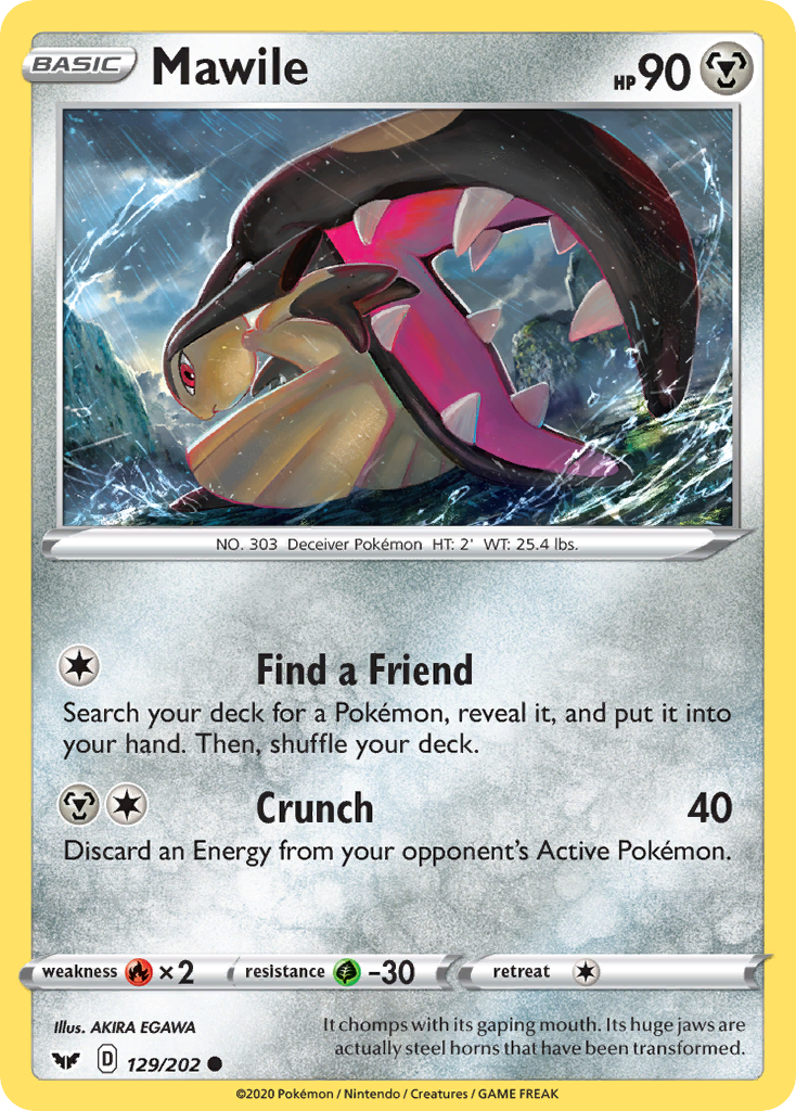 Mawile (129/202) [Sword & Shield: Base Set] | Mindsight Gaming