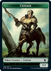 Centaur // Wolf Double-sided Token [Innistrad: Midnight Hunt Commander] | Mindsight Gaming