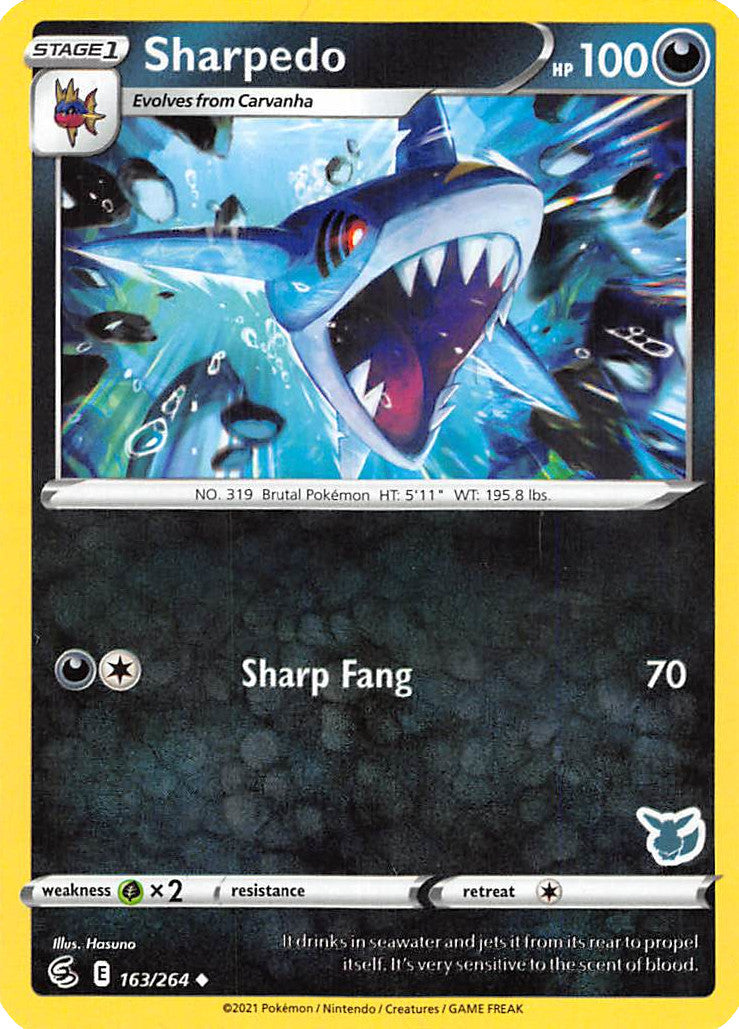 Sharpedo (163/264) (Eevee Deck) [Battle Academy 2022] | Mindsight Gaming