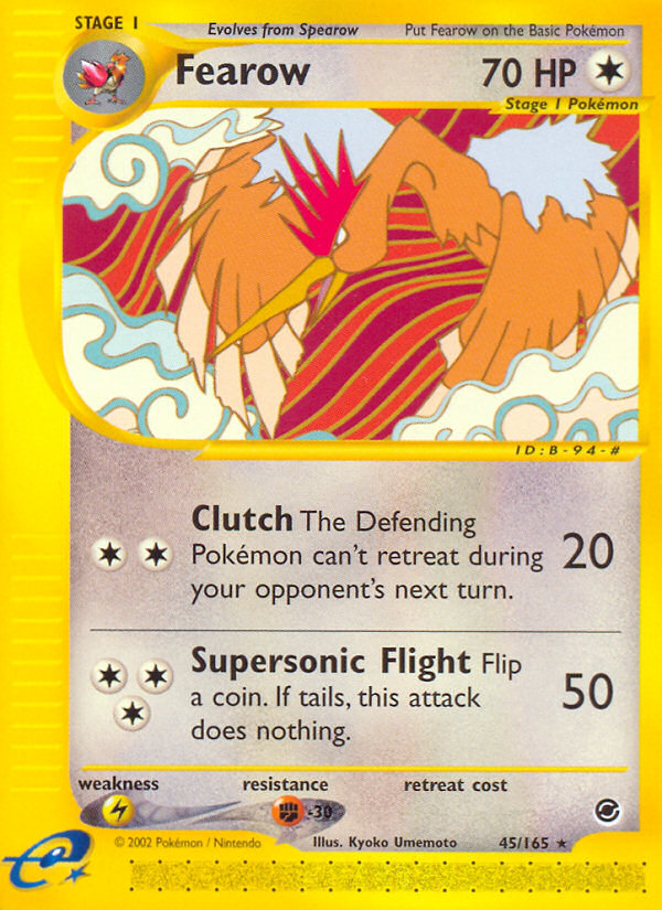 Fearow (45/165) [Expedition: Base Set] | Mindsight Gaming