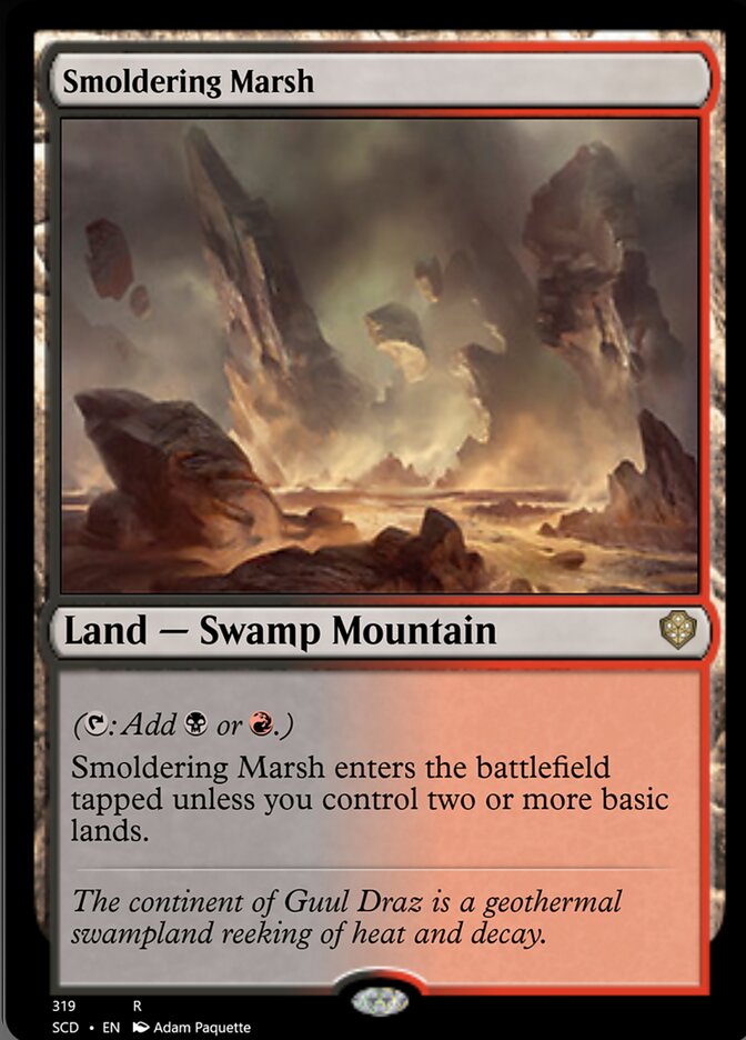 Smoldering Marsh [Starter Commander Decks] | Mindsight Gaming